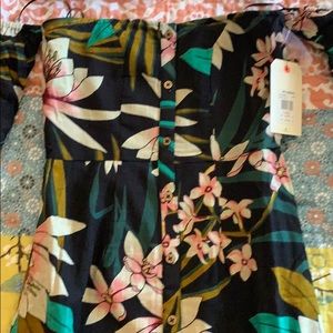 Billabong NWT Black Multi Dress XS